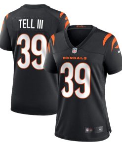 Marvell Tell III Cincinnati Bengals Nike Women's Game Player Jersey - Black