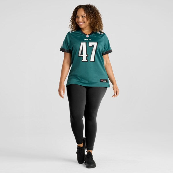 Charley Hughlett Philadelphia Eagles Nike Women's Team Game Jersey - Midnight Green - Image 7