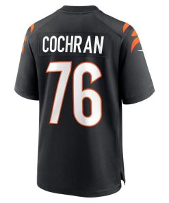 Alternative view of Devin Cochran Cincinnati Bengals Nike Game Player Jersey - Black