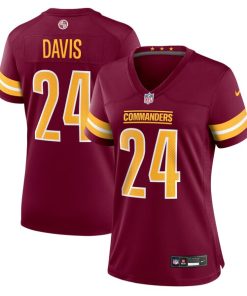 Alternative view of Michael Davis Washington Commanders Nike Women's  Game Jersey -  Burgundy