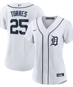 Gleyber Torres Detroit Tigers Nike Women's Home Replica Jersey - White