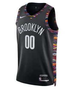 Alternative view of Brooklyn Nets Nike Unisex 2025/26 City Edition Swingman Custom Jersey - Black