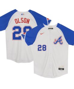 Matt Olson Atlanta Braves Nike Preschool City Connect Limited Player Jersey - White