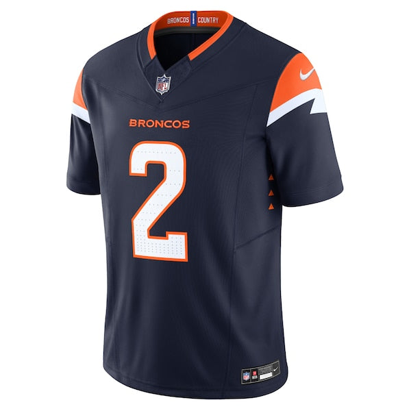 Patrick Surtain II Denver Broncos Nike Alternate Vapor F.U.S.E. Limited Jersey - Navy - Image 2
