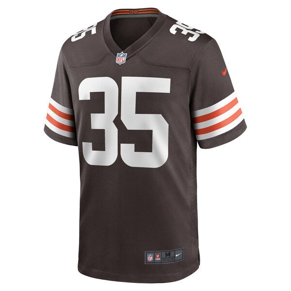 Charlie Thomas Cleveland Browns Nike Team Game Jersey - Brown - Image 2