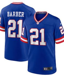 Tiki Barber New York Giants Nike Classic Retired Player Game Jersey - Royal