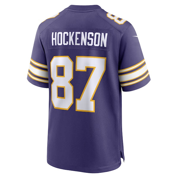 T.J. Hockenson Minnesota Vikings Nike Classic Player Game Jersey - Purple - Image 3