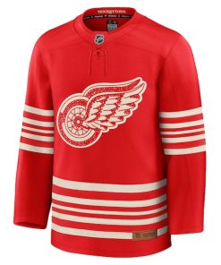 Alternative view of Detroit Red Wings  Centennial Premium Jersey - Red