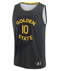 Alternative view of Jimmy Butler III Golden State Warriors  Fast Break Replica Player Jersey - Statement Edition - Black