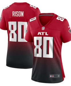 Alternative view of Andre Rison Atlanta Falcons Nike Women's Retired Player Jersey - Red/Black