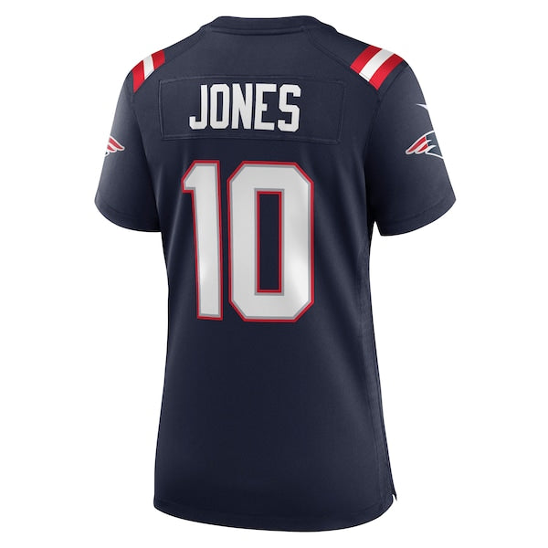 Mac Jones New England Patriots Nike Women's Player Jersey - Navy/White - Image 4