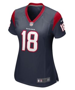 Alternative view of Case Keenum Houston Texans Nike Women's Team Game Jersey - Navy