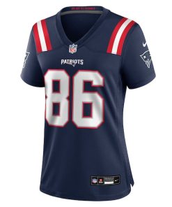 Alternative view of Efton Chism III New England Patriots Nike Women's Team Game Jersey -  Navy