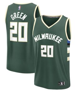 A.J. Green Milwaukee Bucks  Fast Break Replica Player Jersey - Icon Edition - Hunter Green