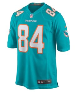 Alternative view of Anthony Schwartz Miami Dolphins Nike Team Game Jersey -  Aqua