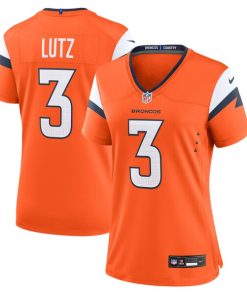 Wil Lutz Denver Broncos Nike Women's Team Game Jersey -  Orange