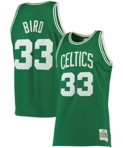 Larry Bird Boston Celtics 1985/86 Big & Tall Hardwood Classics Swingman Jersey - Kelly Green