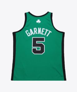 Alternative view of Kevin Garnett Boston Celtics  2007-08 Hardwood Classics Authentic Jersey - Kelly Green