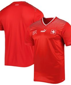 Switzerland National Team Puma 2022/23 Home Replica Jersey - Red