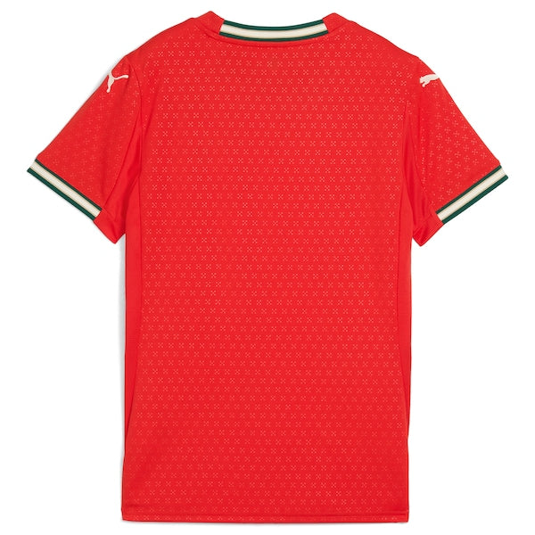 Portugal National Team Puma Women's 2025 Home Replica Jersey - Red/White - Image 4