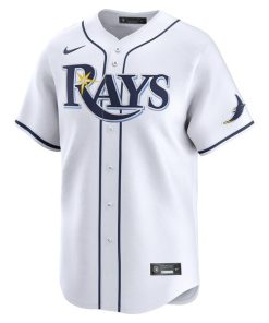 Alternative view of Tampa Bay Rays Nike Youth Home Limited Custom Jersey - White