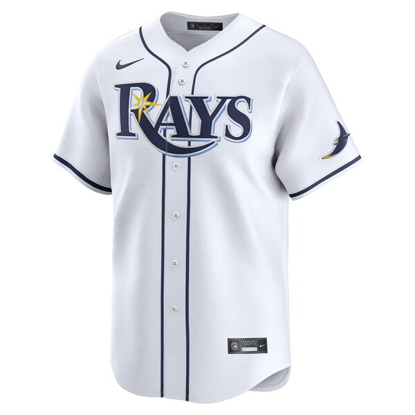 Tampa Bay Rays Nike Youth Home Limited Custom Jersey - White - Image 2