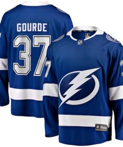 Yanni Gourde Tampa Bay Lightning  Home Breakaway Jersey - Blue
