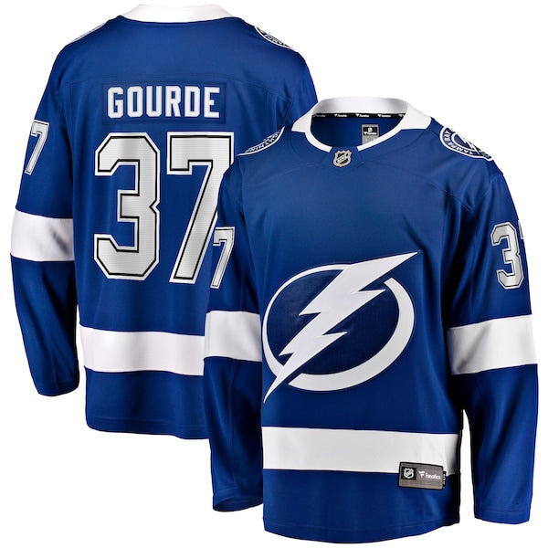 Yanni Gourde Tampa Bay Lightning Home Breakaway Jersey - Blue