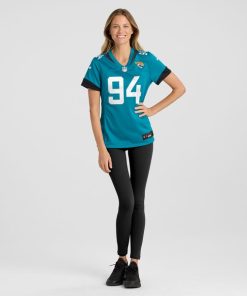 Alternative view of Maason Smith Jacksonville Jaguars Nike Women's  Game Jersey -  Teal