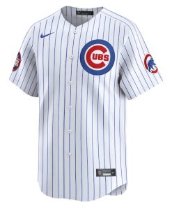 Alternative view of Ian Happ Chicago Cubs Nike 2025 MLB World Tour: Tokyo Series Home Limited Player Jersey - White