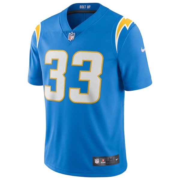 Derwin James Los Angeles Chargers Nike Vapor Limited Jersey - Powder Blue/Royal - Image 3