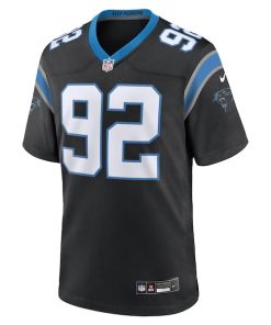 Alternative view of Tershawn Wharton Carolina Panthers Nike Team Game Jersey -  Black