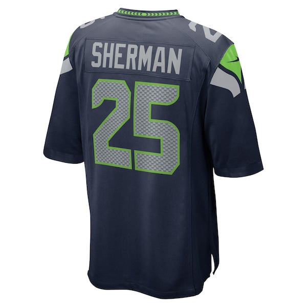 Richard Sherman Seattle Seahawks Nike Retired Game Jersey - College Navy - Image 3