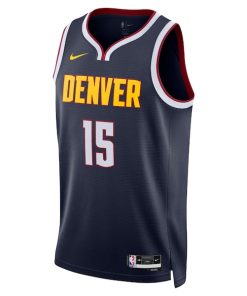 Alternative view of Nikola Jokic Denver Nuggets Nike Unisex Swingman Jersey - Icon Edition - Navy