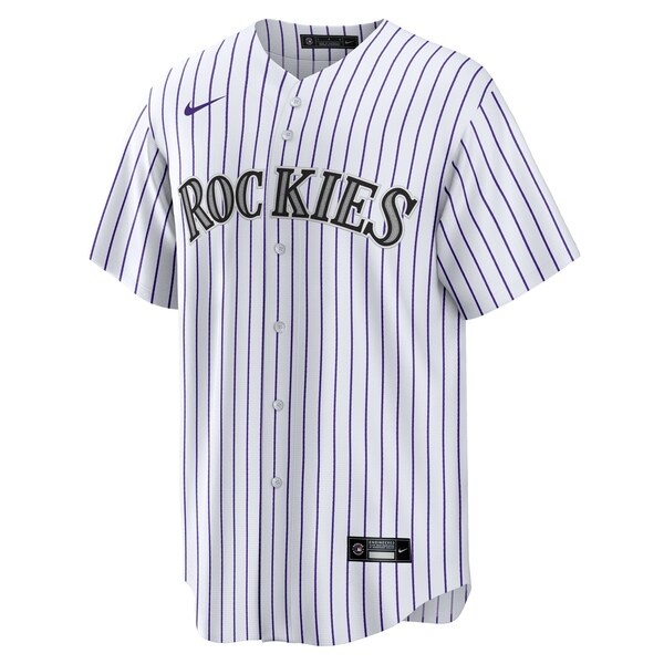 Tyler Freeman Colorado Rockies Nike Youth Home Replica Jersey - White - Image 2