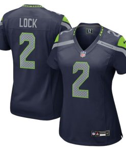 Drew Lock Seattle Seahawks Nike Women's Team Game Jersey -  College Navy