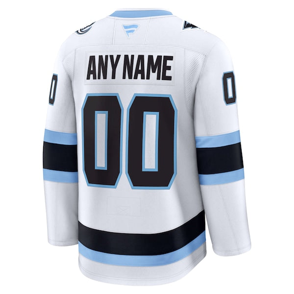 Utah Mammoth Away Premium Custom Jersey - White/Black - Image 4