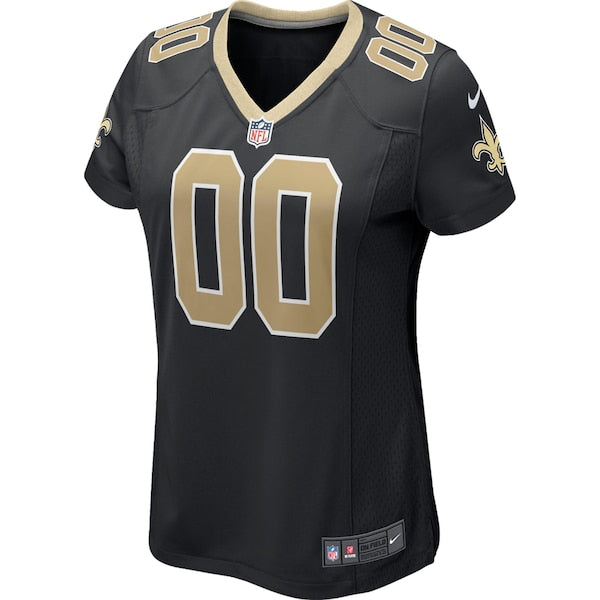 New Orleans Saints Nike Women's Custom Game Jersey - Black - Image 2