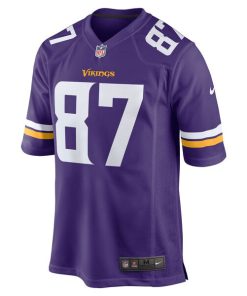 Alternative view of T.J. Hockenson Minnesota Vikings Nike Game Player Jersey - Purple
