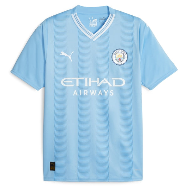 Phil Foden Manchester City Puma 2023/24 Home Replica Player Jersey - Sky Blue - Image 2