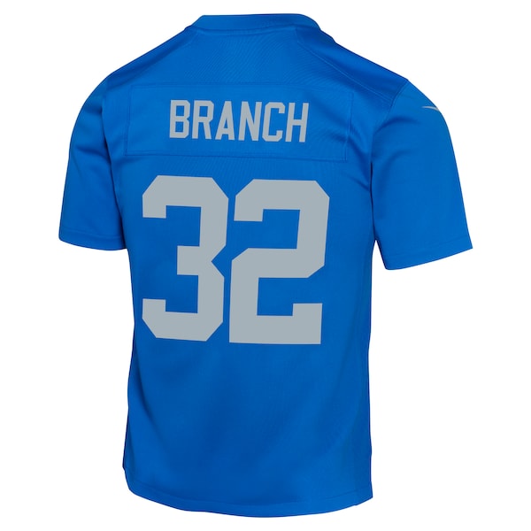 Brian Branch Detroit Lions Nike Youth Alternate Game Jersey - Blue - Image 3