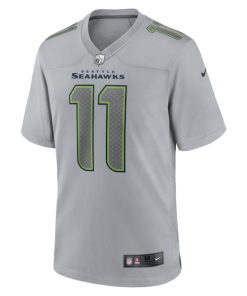 Alternative view of Jaxon Smith-Njigba Seattle Seahawks Nike Atmosphere Fashion Game Jersey - Gray