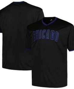 Chicago Cubs Profile Big & Tall Pop Fashion Jersey - Black