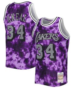 Shaquille O'Neal Los Angeles Lakers 1996/97 Galaxy Swingman Jersey - Purple