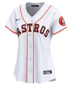 Alternative view of Houston Astros Nike Women's Home Limited Jersey - White