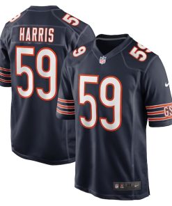 Jalen Harris Chicago Bears Nike Team Game Jersey -  Navy