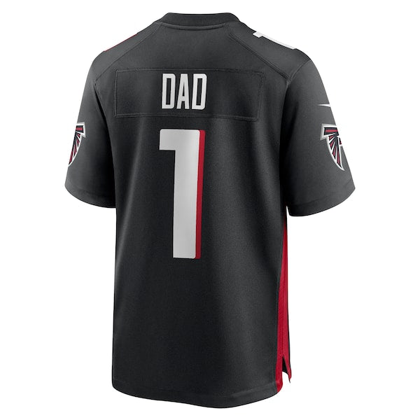 Number 1 Dad Atlanta Falcons Nike Game Jersey - Black - Image 3