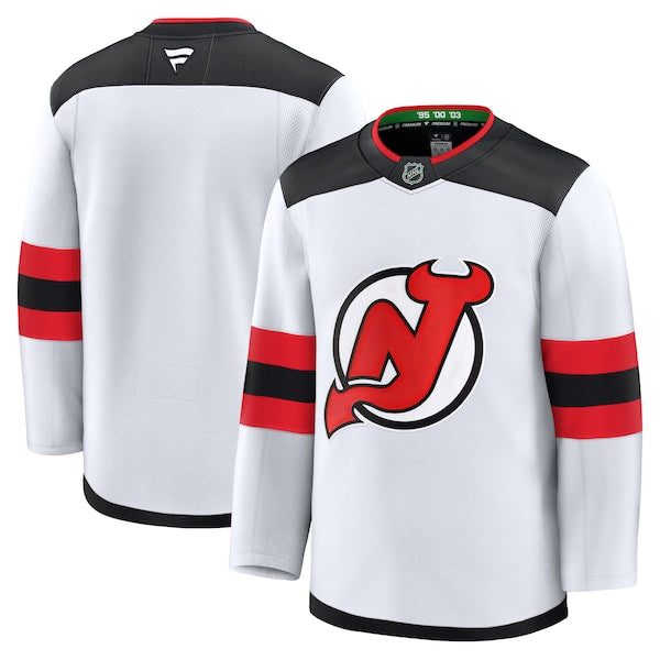 New Jersey Devils Away Premium Jersey - White/Black/Red