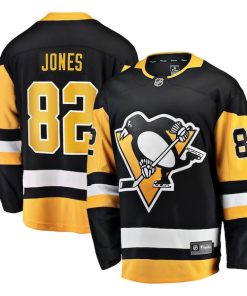 Caleb Jones Pittsburgh Penguins  Home Breakaway Jersey - Black