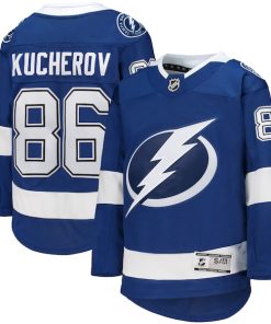 Nikita Kucherov Tampa Bay Lightning Youth Home Premier Player Jersey - Blue